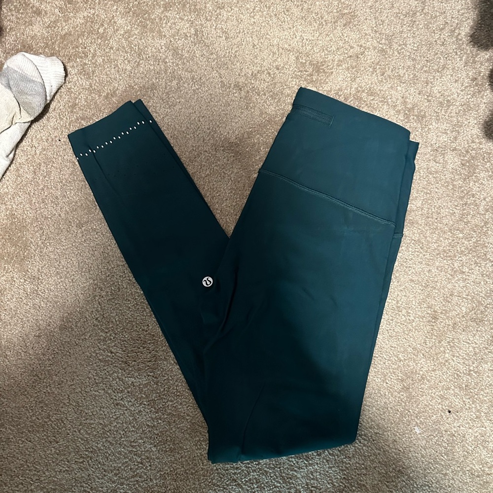 lululemon athletica Dark Green Leggings